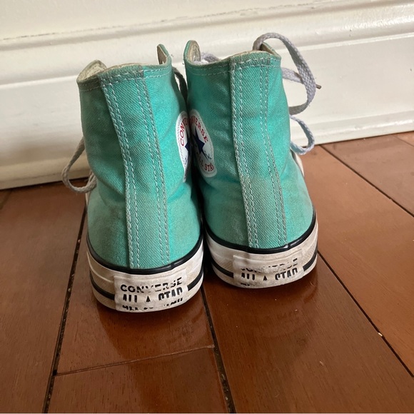 Teal converse - Picture 3 of 5
